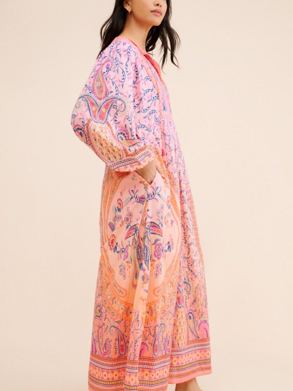 Farm Rio Mystical Winter Print Maxi Dress - Picture 4 of 9